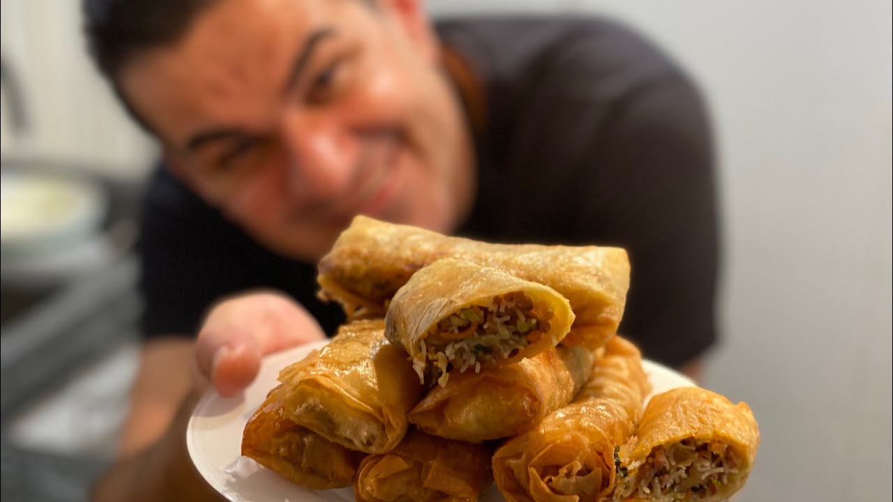 Pachetele de primavara (SPRING ROLLS)👉 cu aluat de casa.