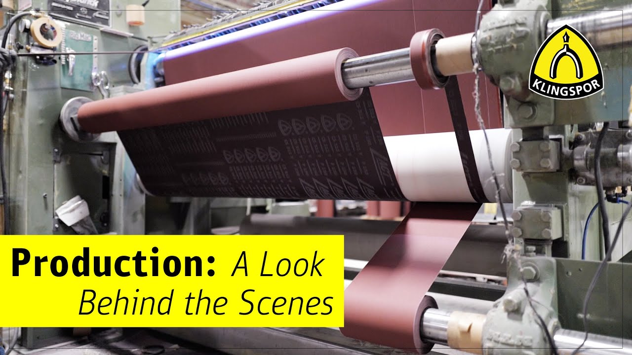Abrasive Production: A Look behind the Scenes | KLINGSPOR Abrasives USA