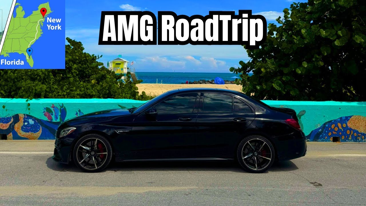 Путешествую по стране на своем C63 AMG!