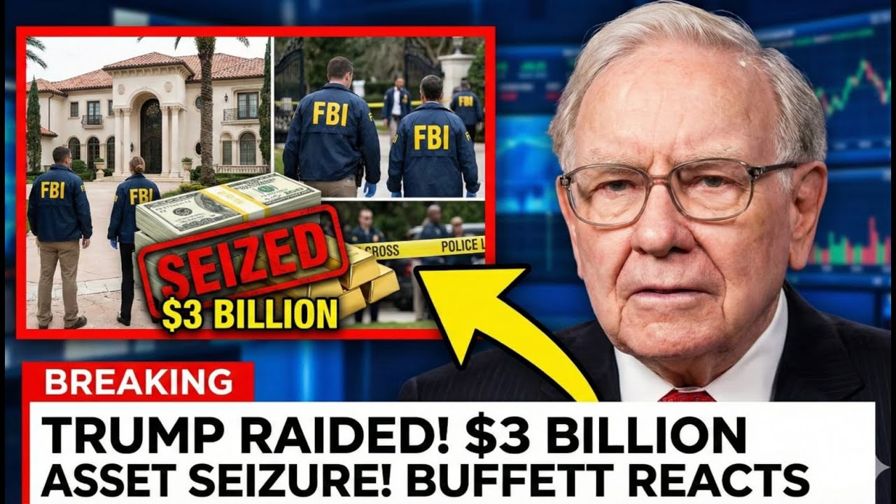 BREAKING; Federal Agents Raid Trump Properties — $3 Billion Asset Seizure Buffett Reacts