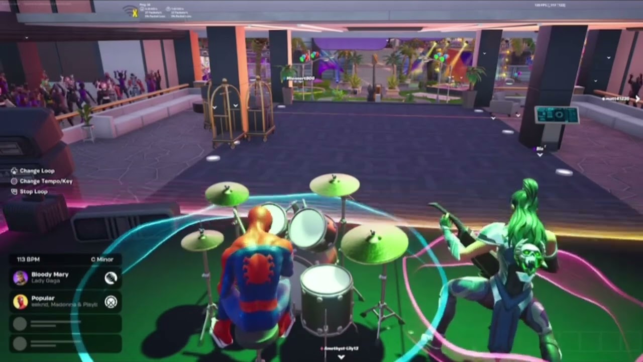 Unintentionally made a bop in Fortnite Festival Jam Stage! Bloody Mary x Popular