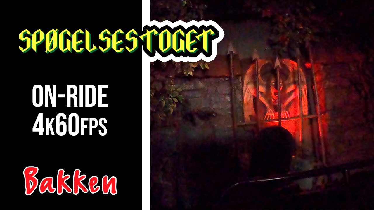 Spøgelsestoget | On-Ride POV - 4k60fps | Classic Ghost Train | Bakken