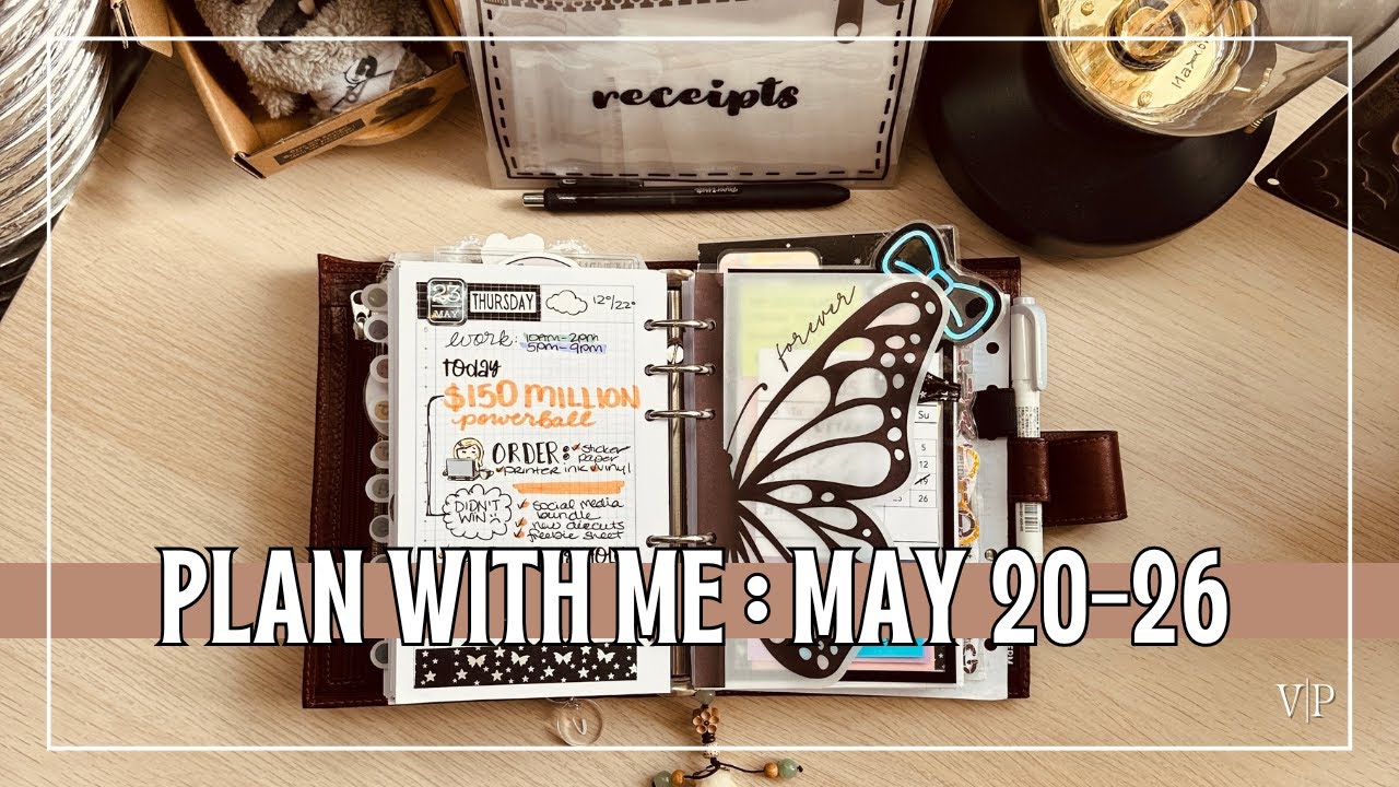 Chatty plan & flip through with me: May 20-26 || Moterm Personal Luxe 2.0