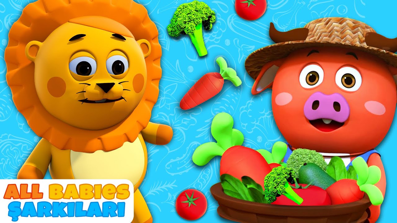 Sebze Şarkısı - Vegetable Song | çocuklar için öğrenme videoları | ABC Turkish