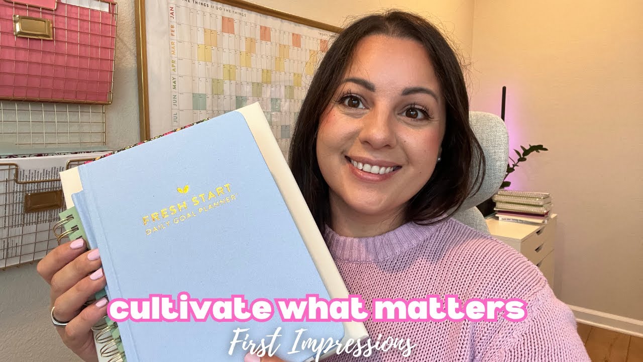 🌼My First Look at the 2026 Cultivate What Matters Planners | Unboxing + Flip Through