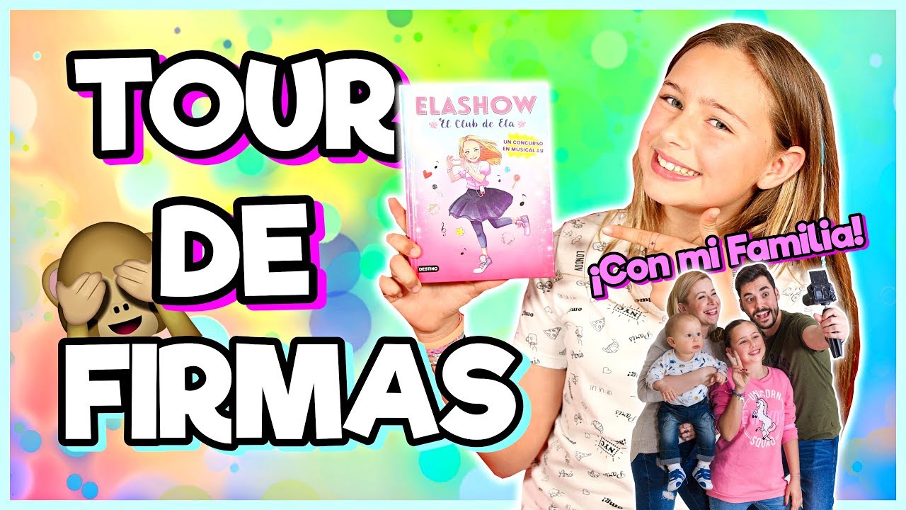 🙈&iquest;D&oacute;nde FIRMAR&Eacute; mi LIBRO? 😊TOUR de FIRMAS | Elashow