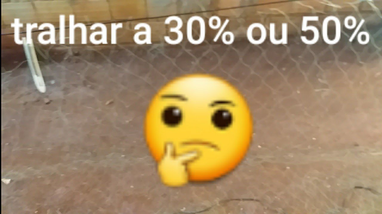 Qual a porcentagem ideal para tralhar uma rede de pesca?