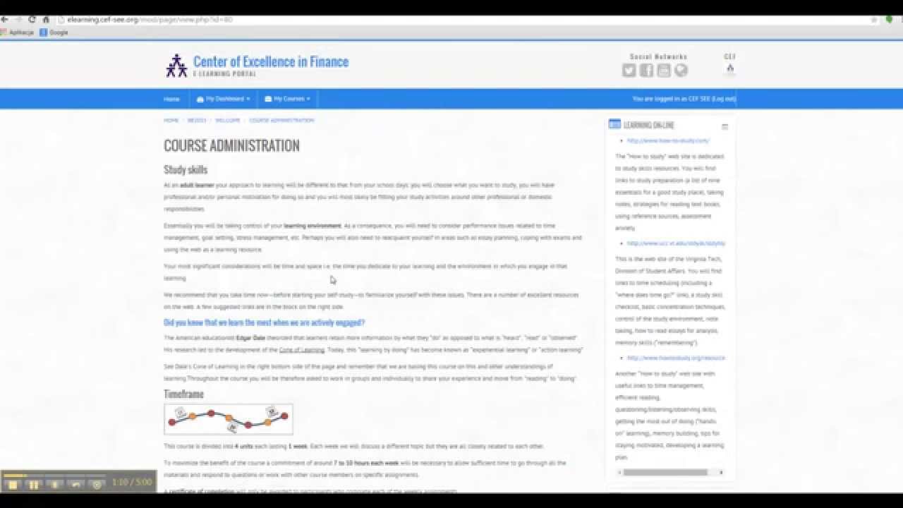 CEF E-learning Portal: How to Use It?
