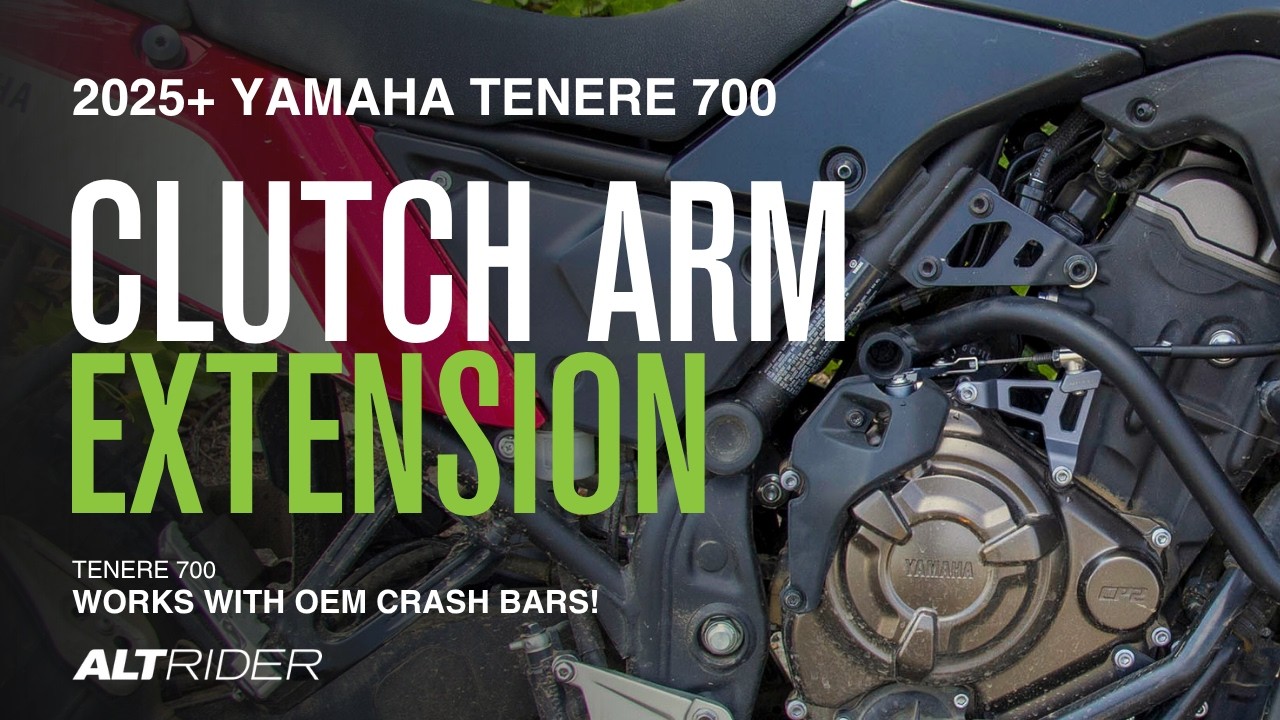 Fix the Heavy Clutch Pull on Your Tenere 700 | AltRider Clutch Arm Extension (2025+)