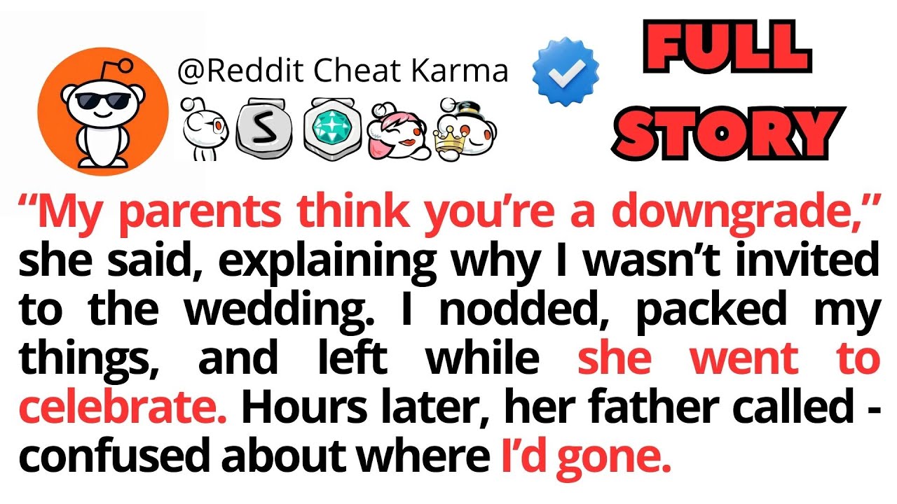 My Parents Think You're A Downgrade From My Ex. So I Left While She Was At Her Sister's Wedding