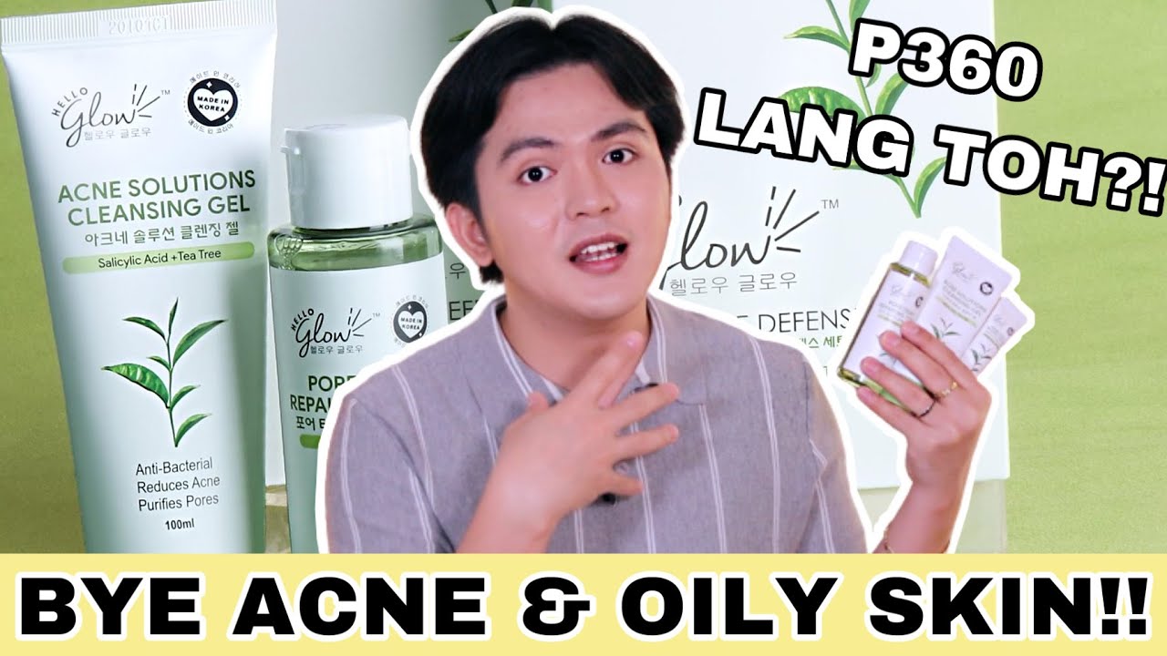 SKINCARE SET AVAILABLE IN WATSONS—HELLO GLOW ACNE DEFENSE