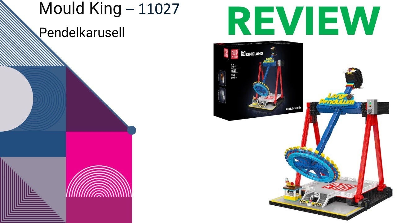Mould King ® - 11027 Pendelkarusell (REVIEW) # Ben's Lego ® / Klemmbausteine Welt - Video 270