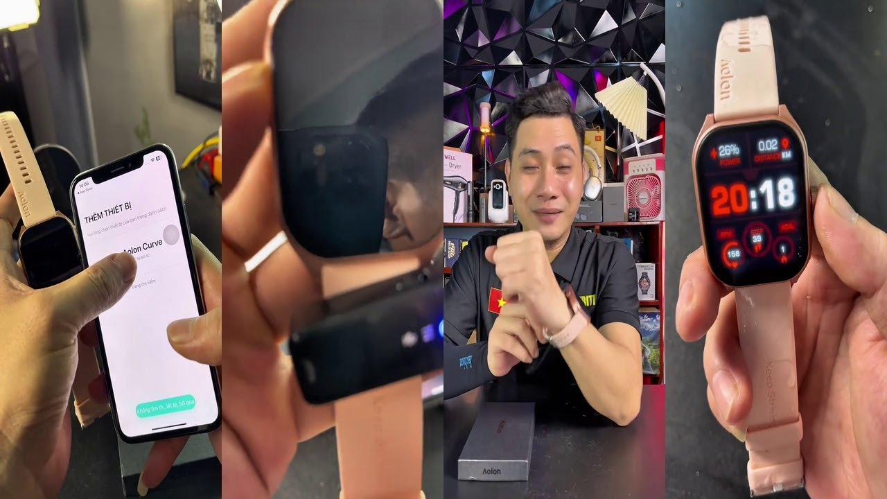 REVIEW ĐỒNG HỒ THÔNG MINH AOLON CURVE CHỐNG NƯỚC SIÊU BỀN