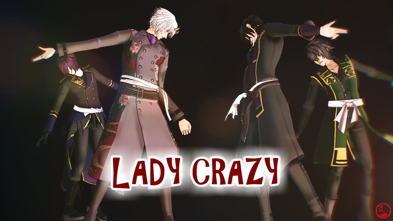 【MMD薄桜鬼】LADY CRAZY