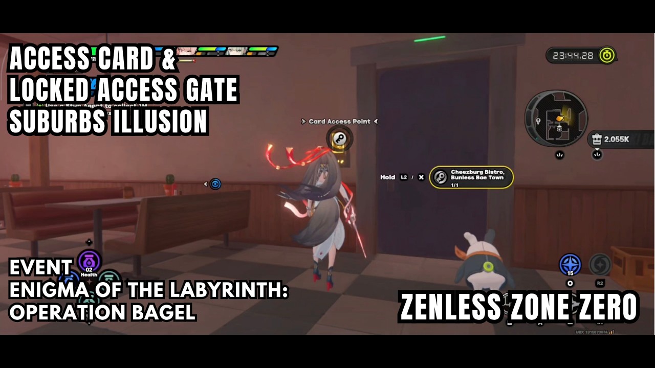[Zenless Zone Zero Event] Suburbs Illusion Access Card Key & Gate Location - Enigma Of The Labyrinth