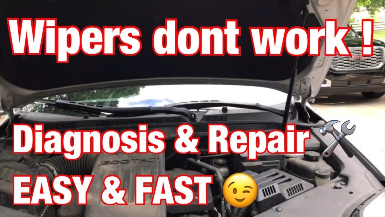 DIY GMC Terrain / Chevy Equinox wiper regulator replacement Diagnoses and repair