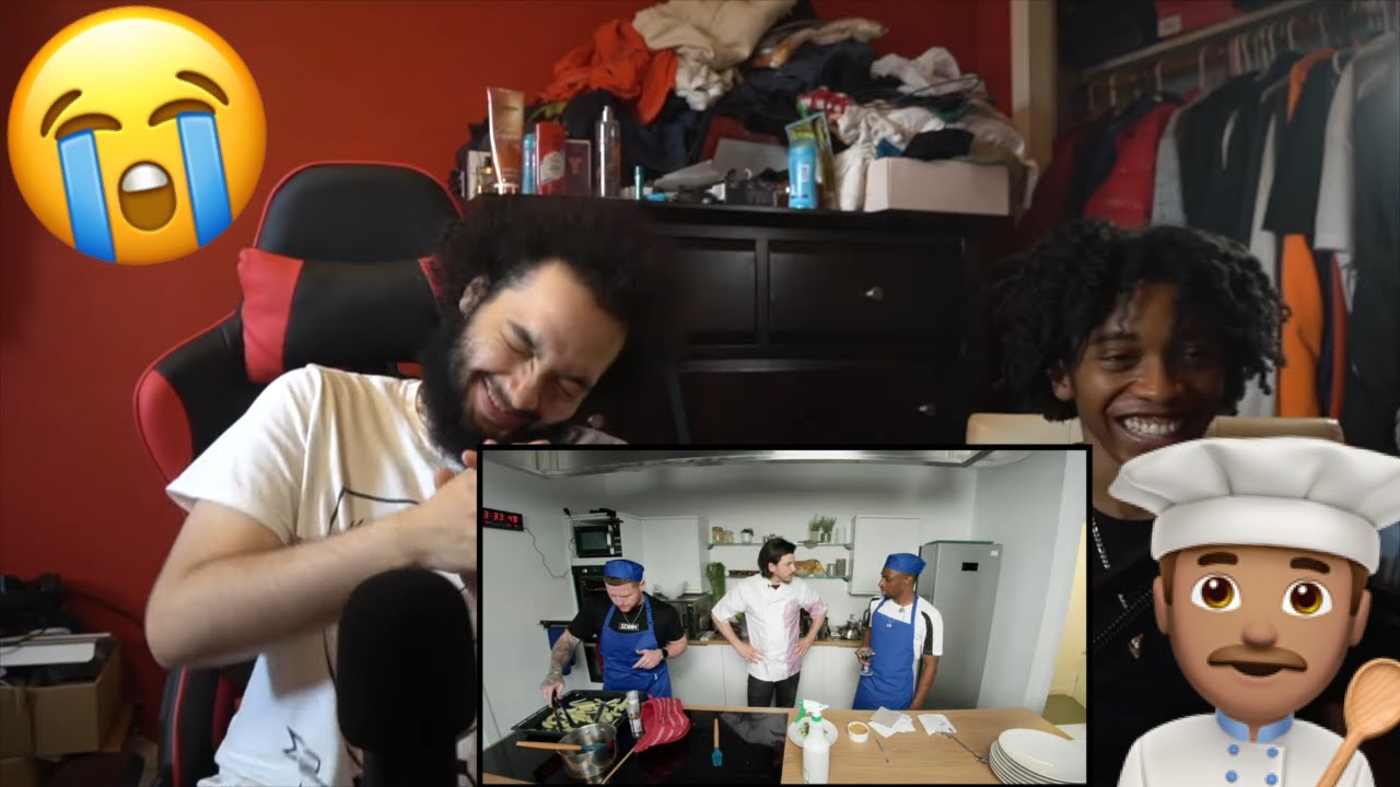 FROM BRIBING TO SPILLING WINE 🤣🍷 | AMERICANS REACT TO SIDEMEN COOK OFF
