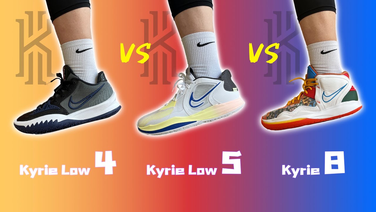 Which One is the Best Kyrie Shoe?? Nike Kyrie Low 4 vs Kyrie Low 5 vs Kyrie 8 Infinity