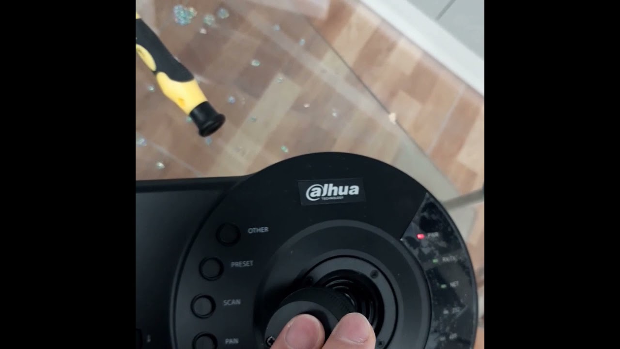 شبك NKB1000 مع xvr للتحكم بال ptz