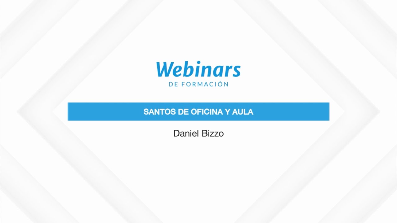 Santos de oficina y aula