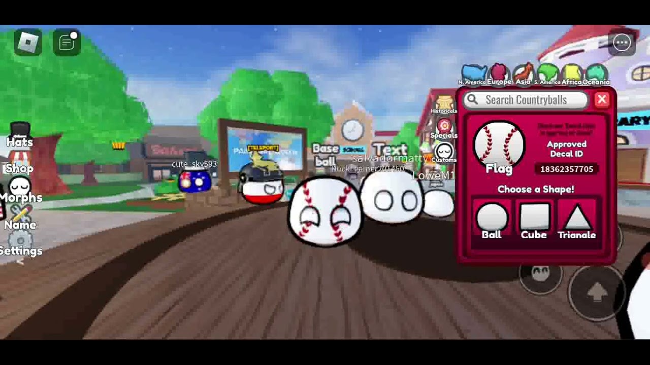 Countryball world codes part 1