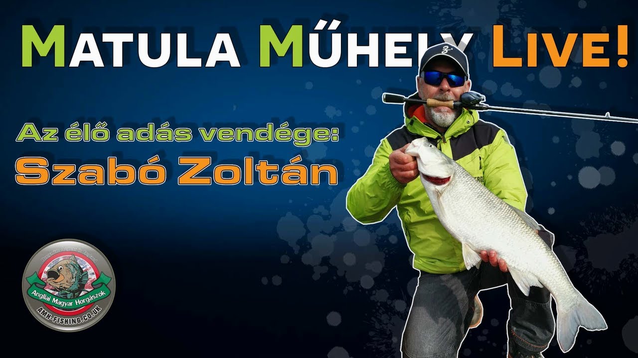 Matula Műhely Live! - Szabó Zoltánnal | Multis pergetés, Catch&Release, Pergetőmagazin