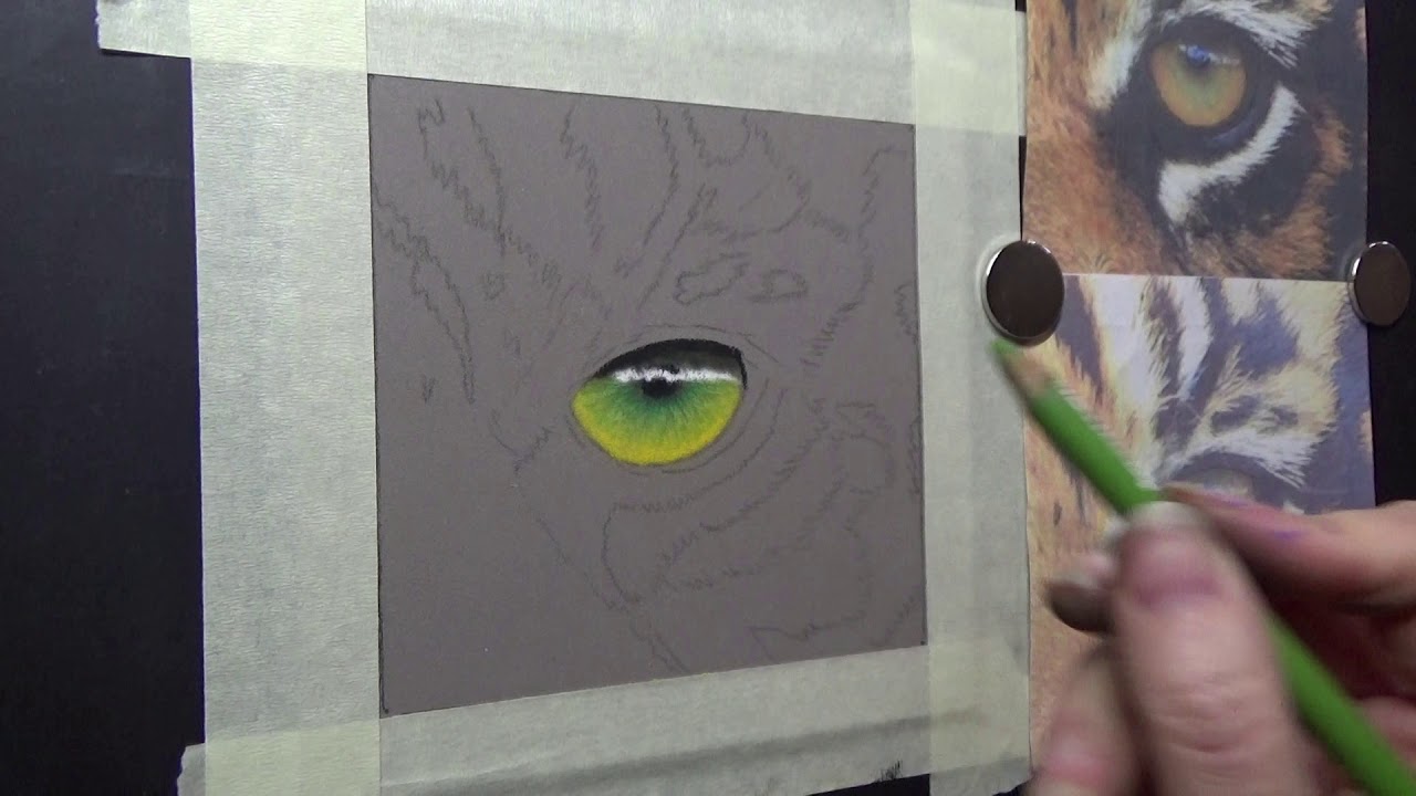 Tiger's Eye Tutorial in Soft Pastel -  Just For You!
