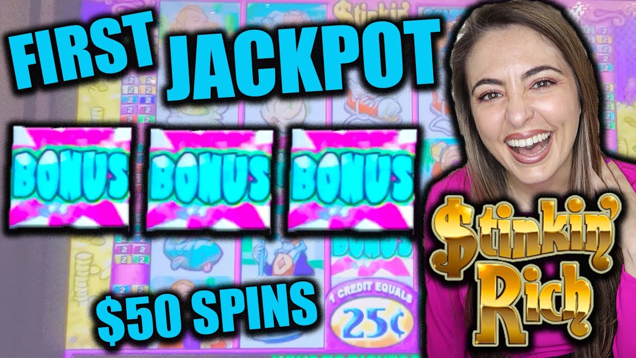 FINALLY! My 1st EVER JACKPOT on Stinkin' Rich!