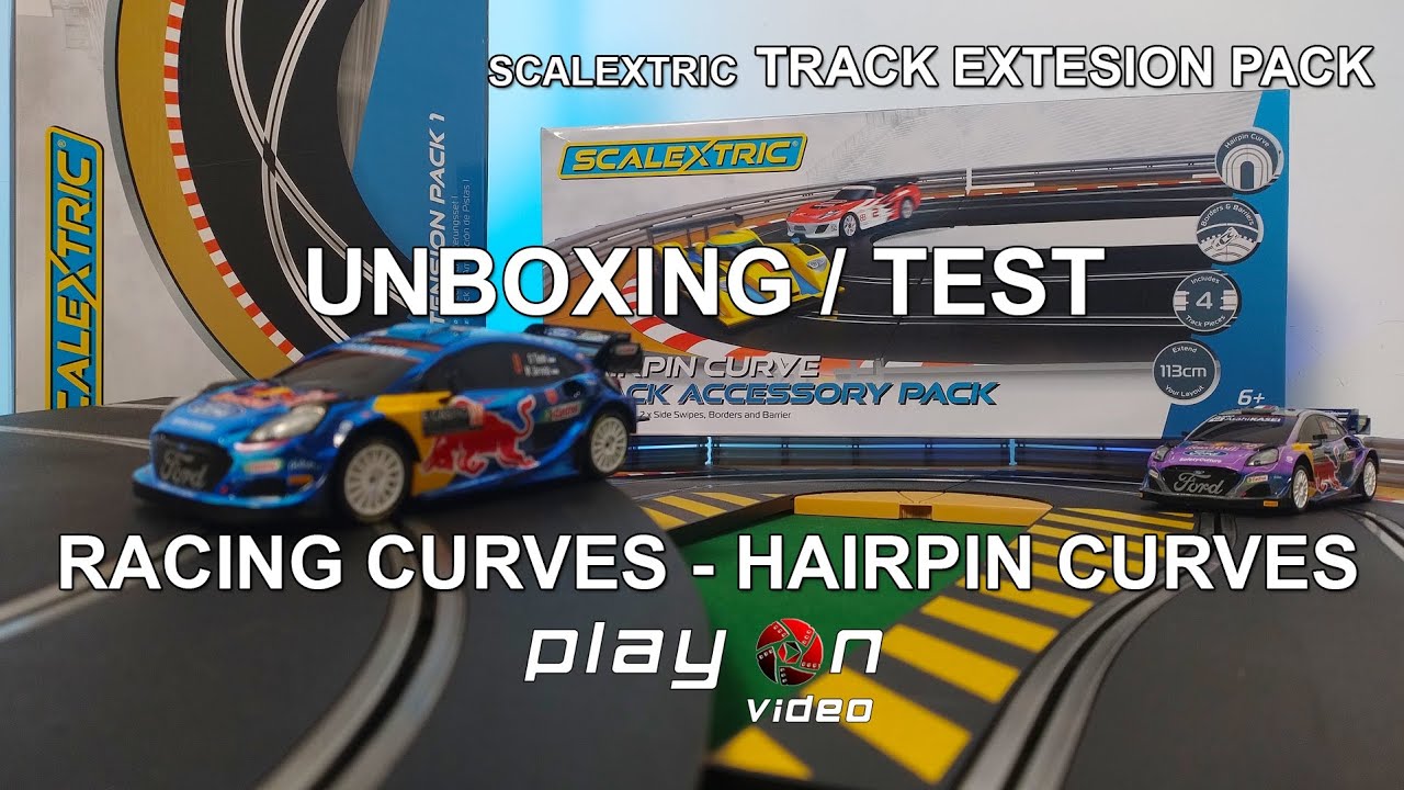 Scalextric Racing/Hairpin Curves - Unboxing/Test