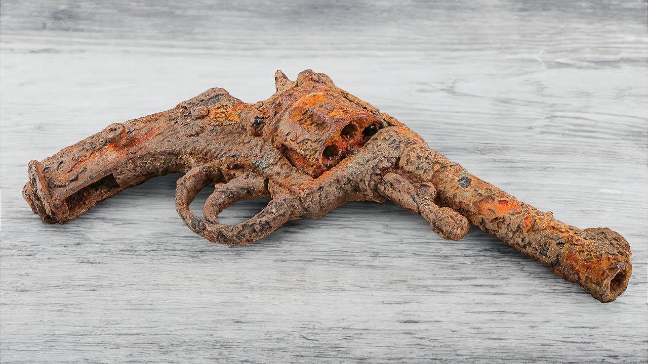 USSR Nagant | Old Rusty Revolver Restoration