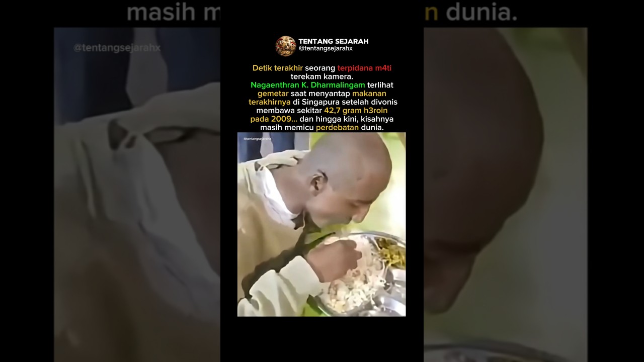 Detik Terakhir Terpidana Mati yang Mengguncang Dunia ‼️