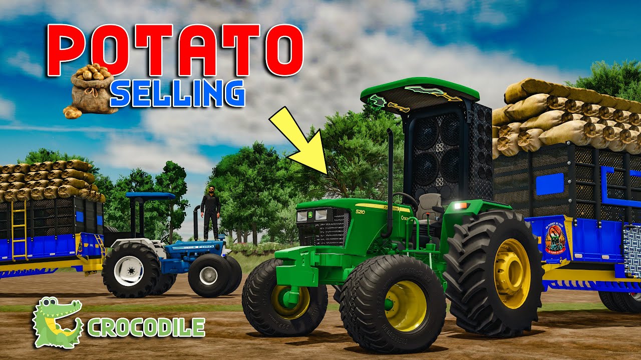 Crocodile🐊 JD5210 vs FORD 3600😱 | FS25 | Spanker Farming
