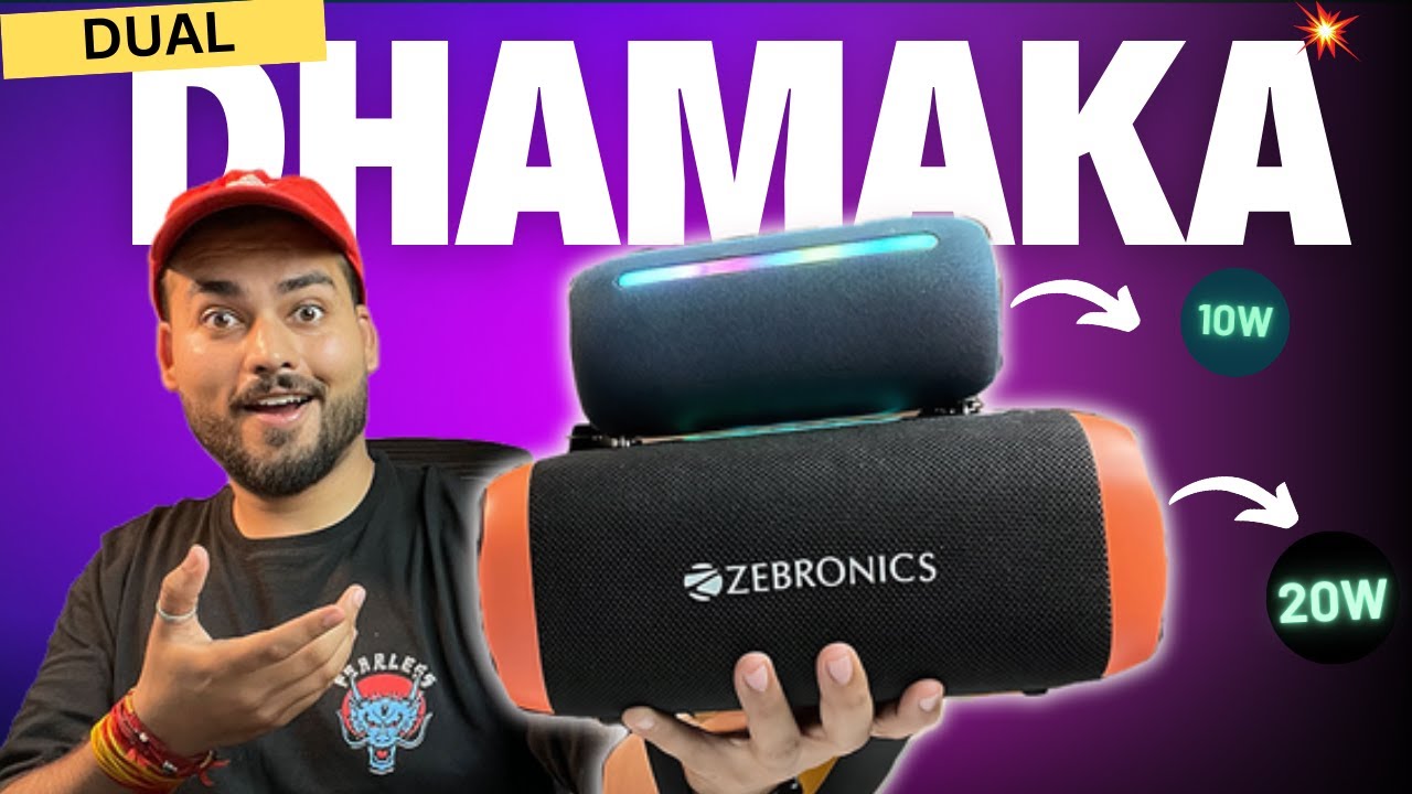 I found Best Bluetooth speaker 🔥|  ZEBRONICS Sound Feast 85