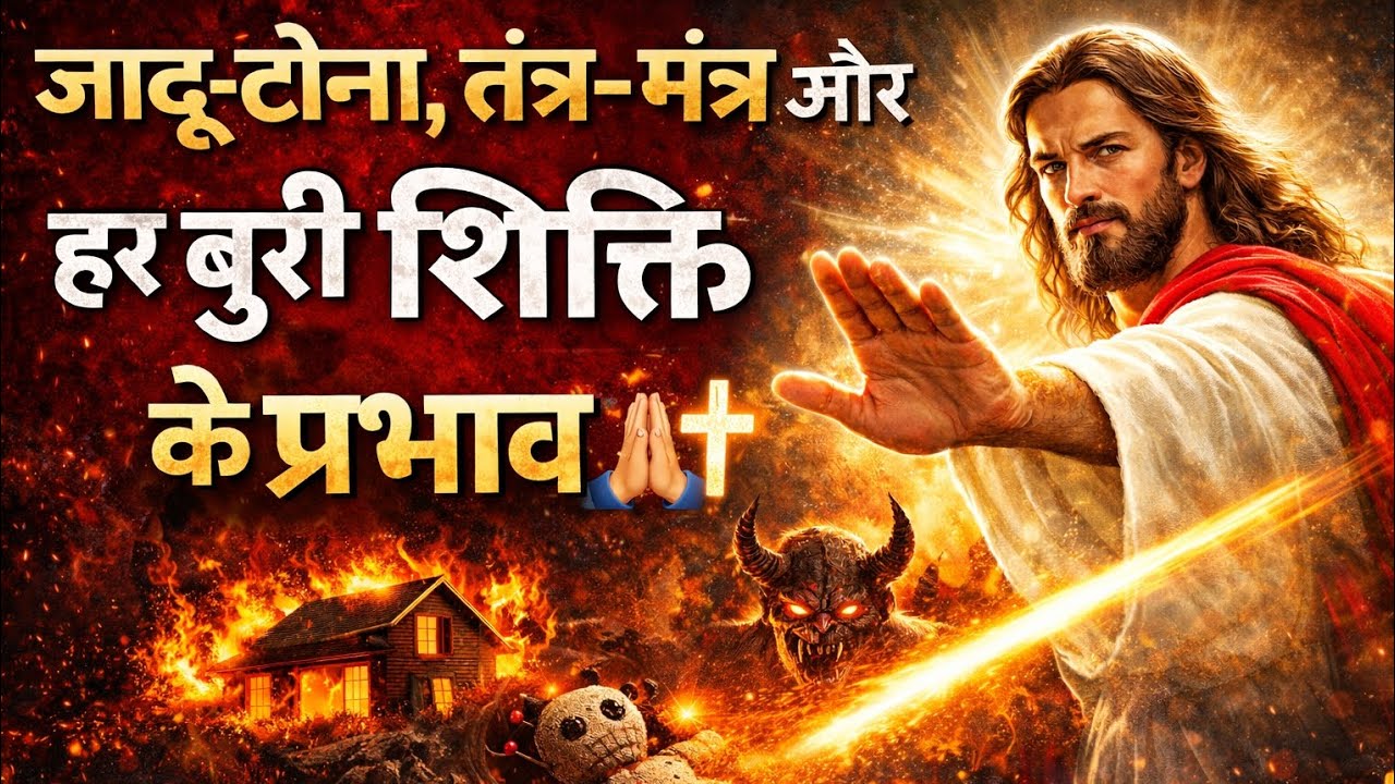 ☠️🔥दुष्टात्मा भगाने की प्रार्थना | Prayer Against Evil Spirit#yeshumasih #bible#sermon #prayer #fire