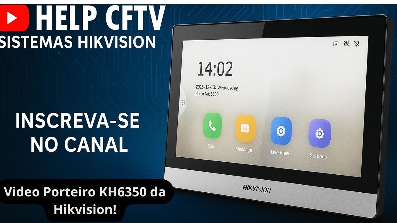 Video Porteiro KH6350 da Hikvision!