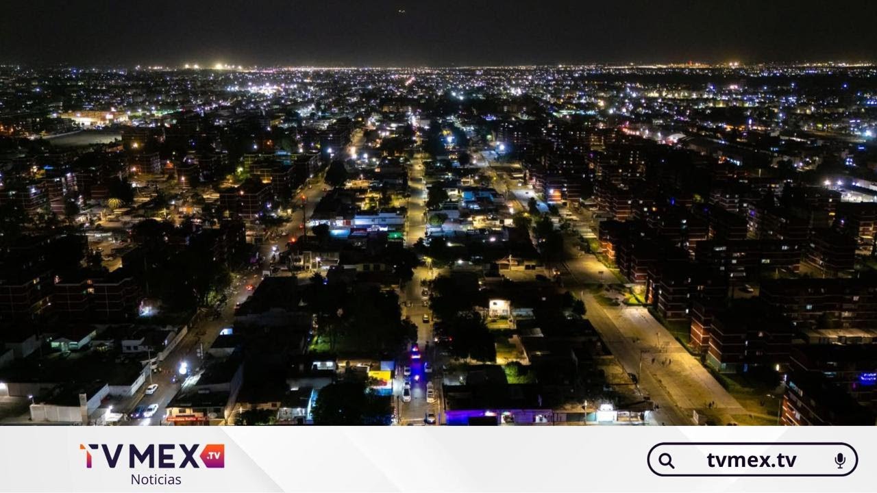 Coacalco se convierte en el primer municipio del pa&iacute;s en renovar todo su alumbrado p&uacute;blico