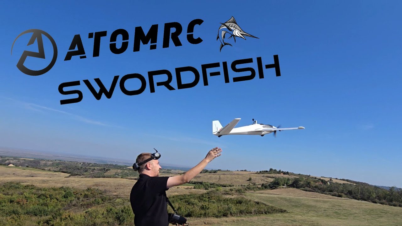 Atomrc Swordfish Maiden Flight | FPV Fixed Wing | INAV 7