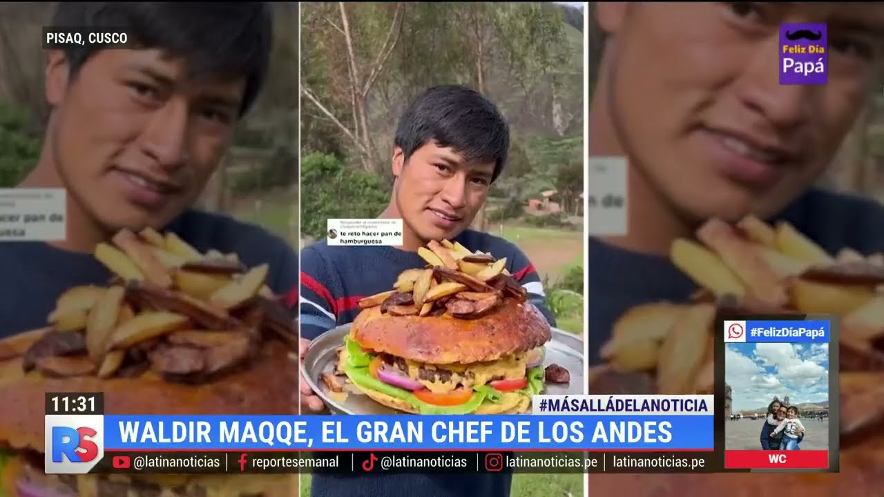 Conoce la historia de Waldir Maqque, el gran chef cusqueño que la rompe en TikTok