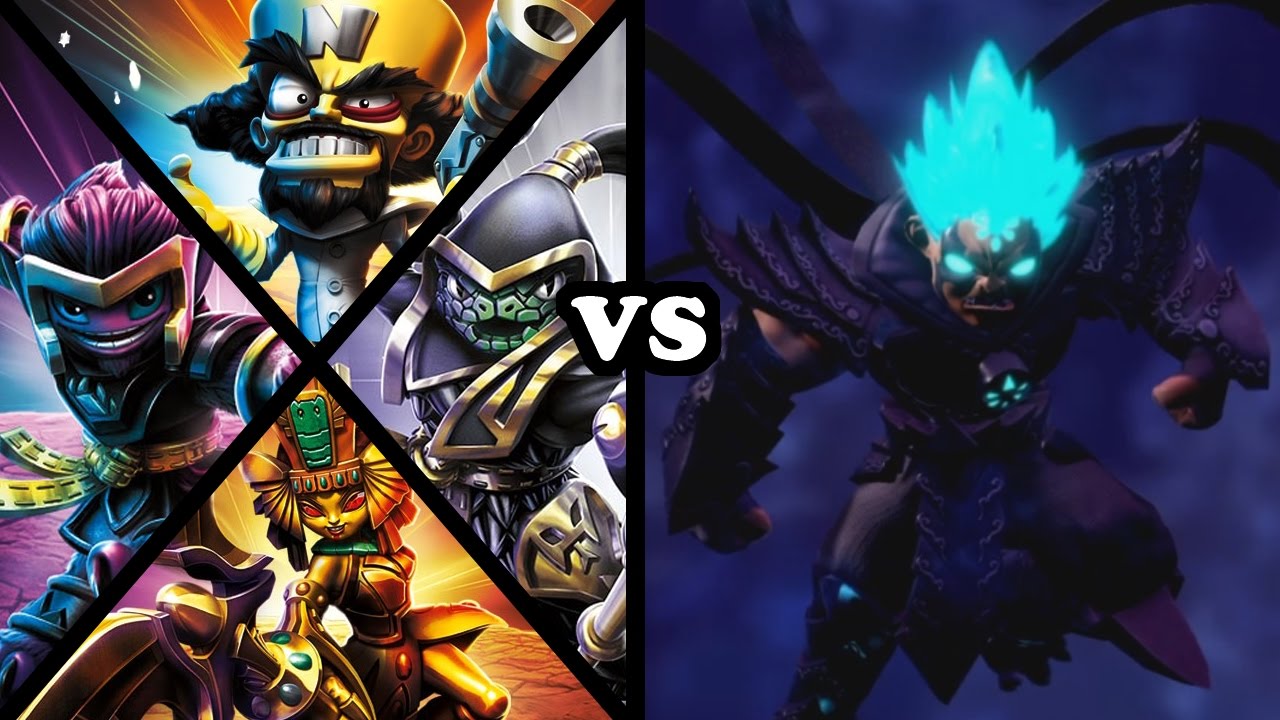 Skylanders Imaginators - All Sorcerer Sensei + Sorcerer Imaginator VS Super Kaos