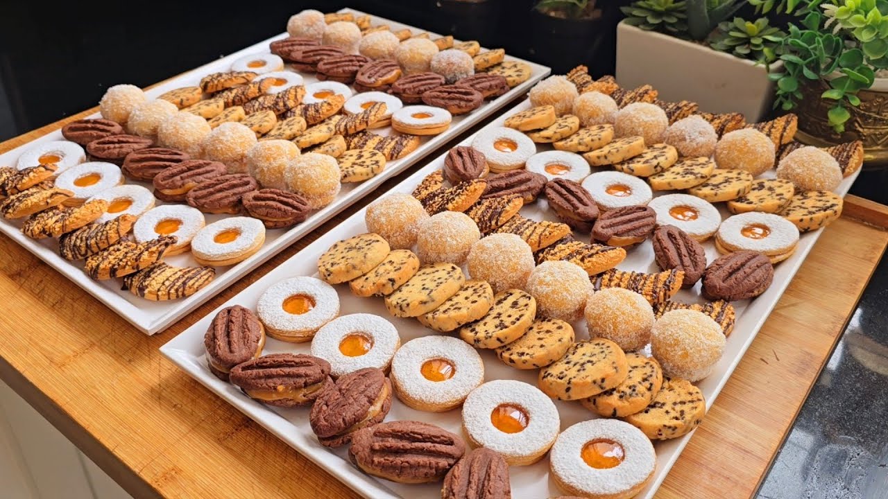 حلويات العيد 2025 أسهل تشكيل من الحلويات كذوب فالفم بلا عذاب ولاتمارة