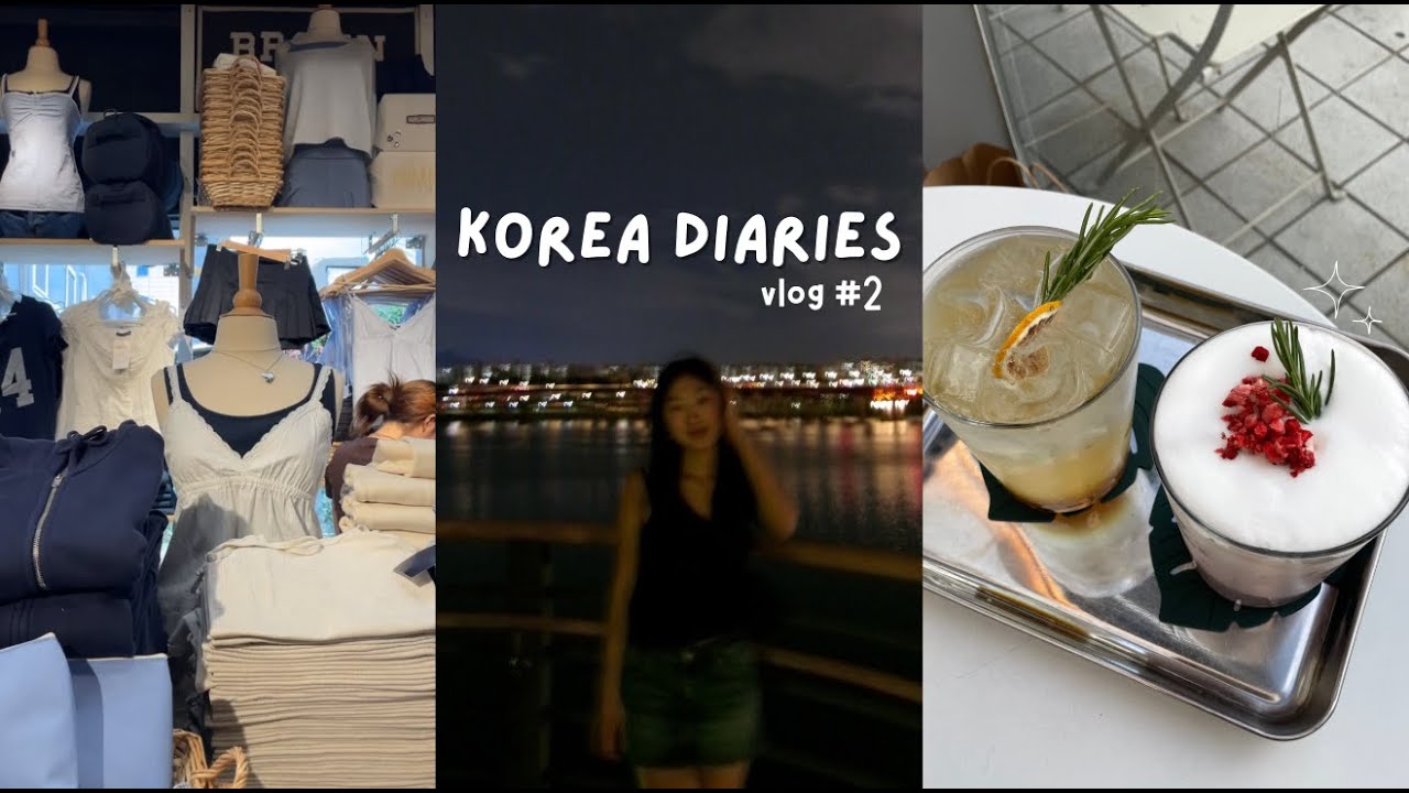 KOREA DIARIES 📸: seongsu, rom&nd, personal color analysis, photo booth, brandy, night pics