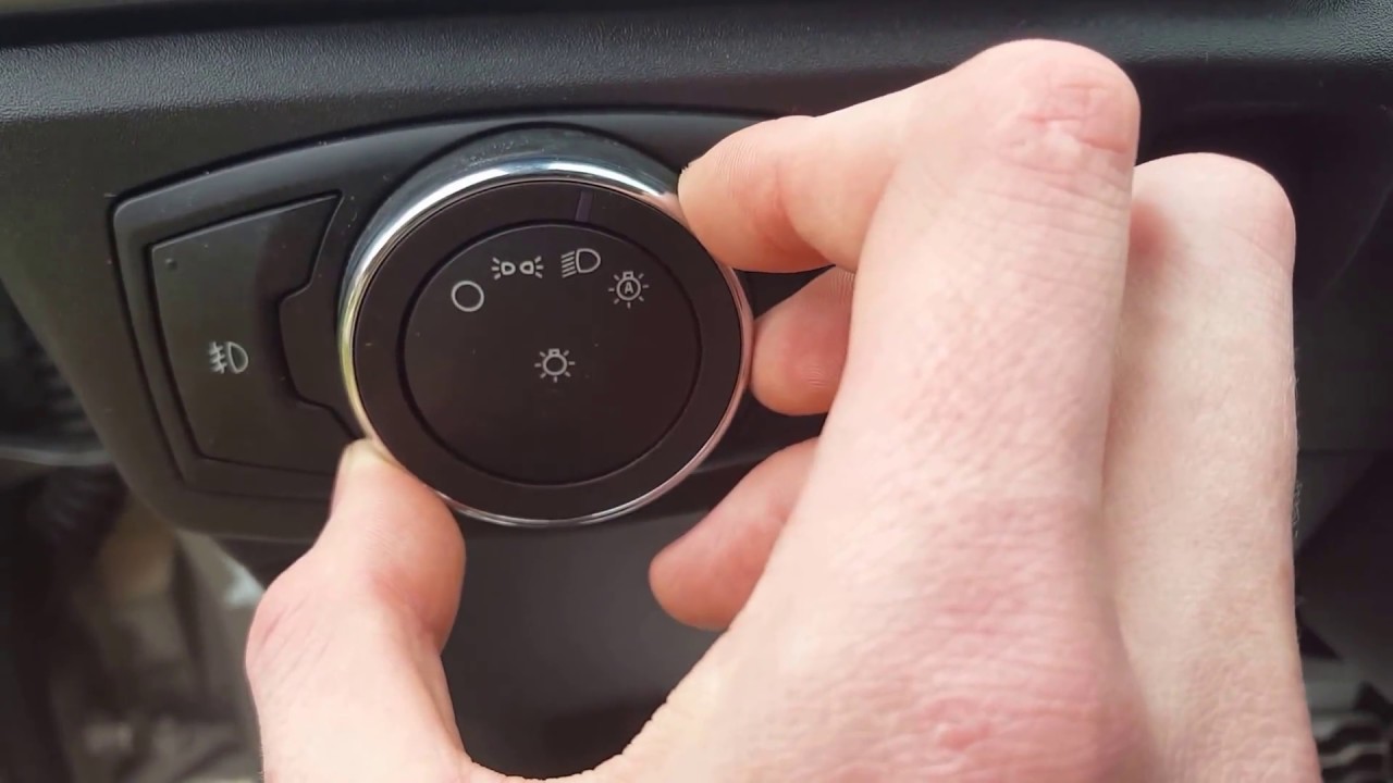 Как включить фары на Ford Fusion Escape 2012-2017 годов выпуска