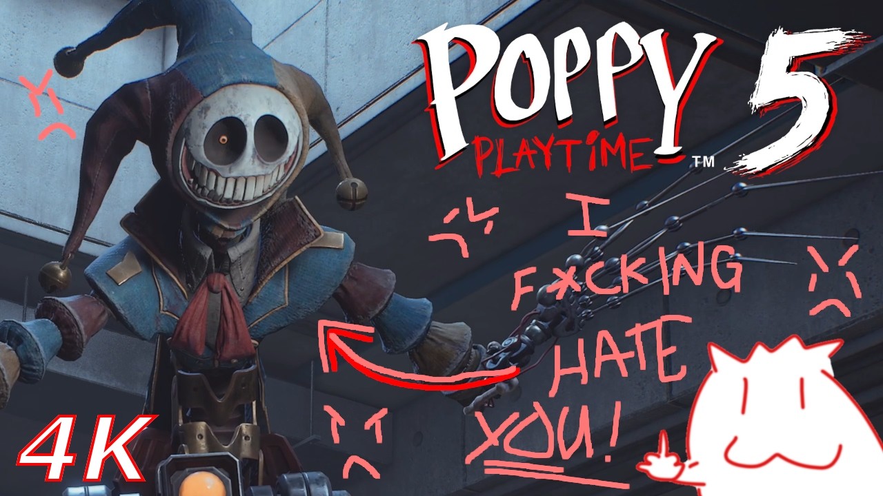 I SAY F*CK YOU A LOT   |   4K, NO CAM PLAYTHROUGH  (Poppy Playtime) (FINAL)
