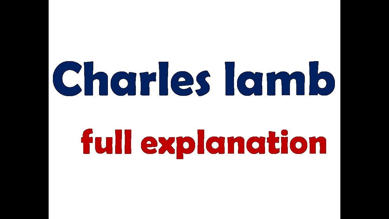 Charles lamb