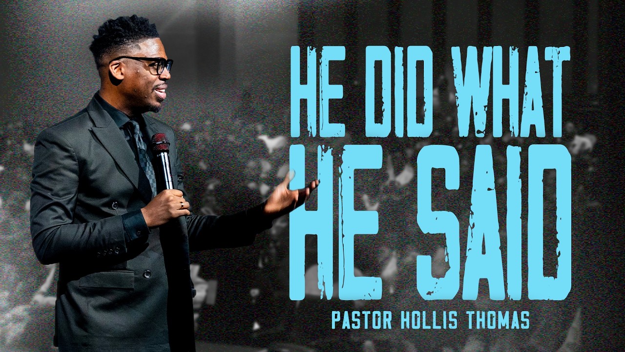 He Did What He Said — One Turns Two — Hollis Thomas