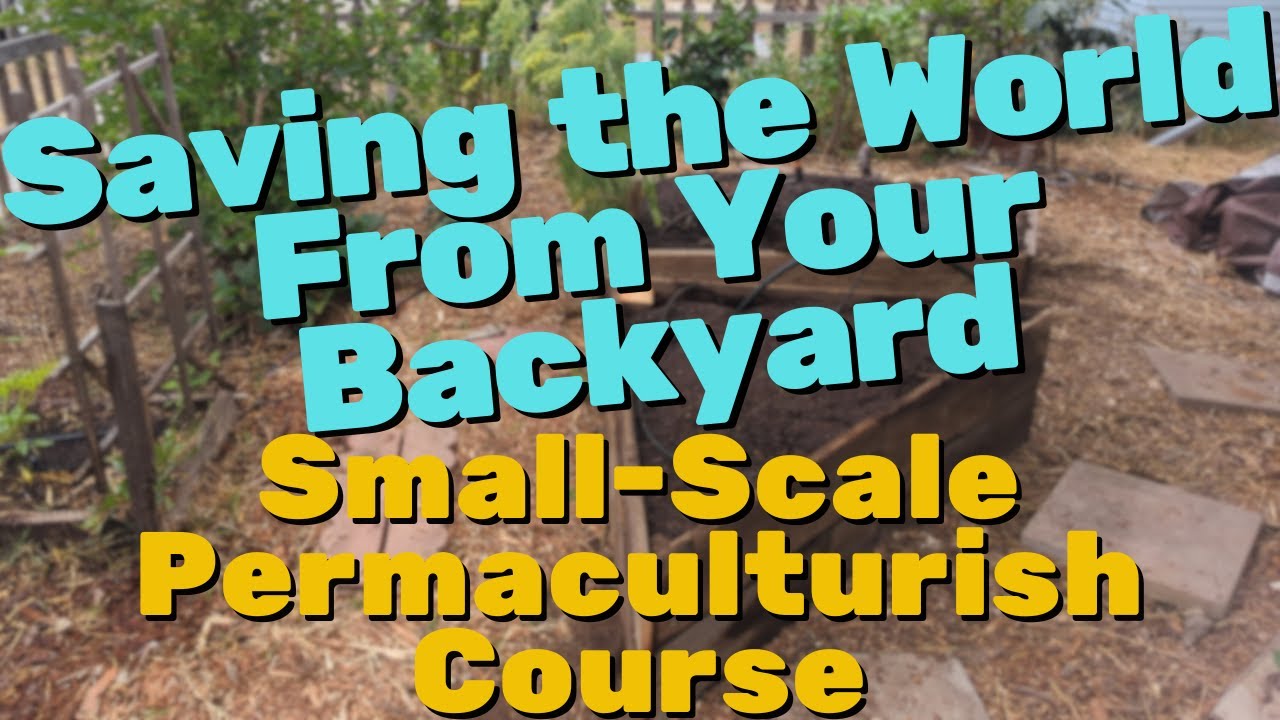 2026 Saving the World, From Your Backyard Permaculture-ish Course Introduction