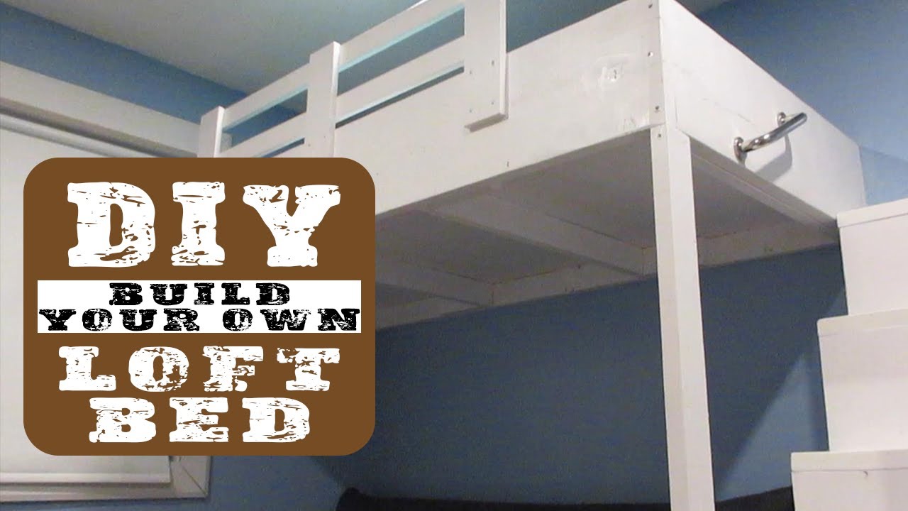 Build Your Own Loft Bed with Stairs - Twin XL