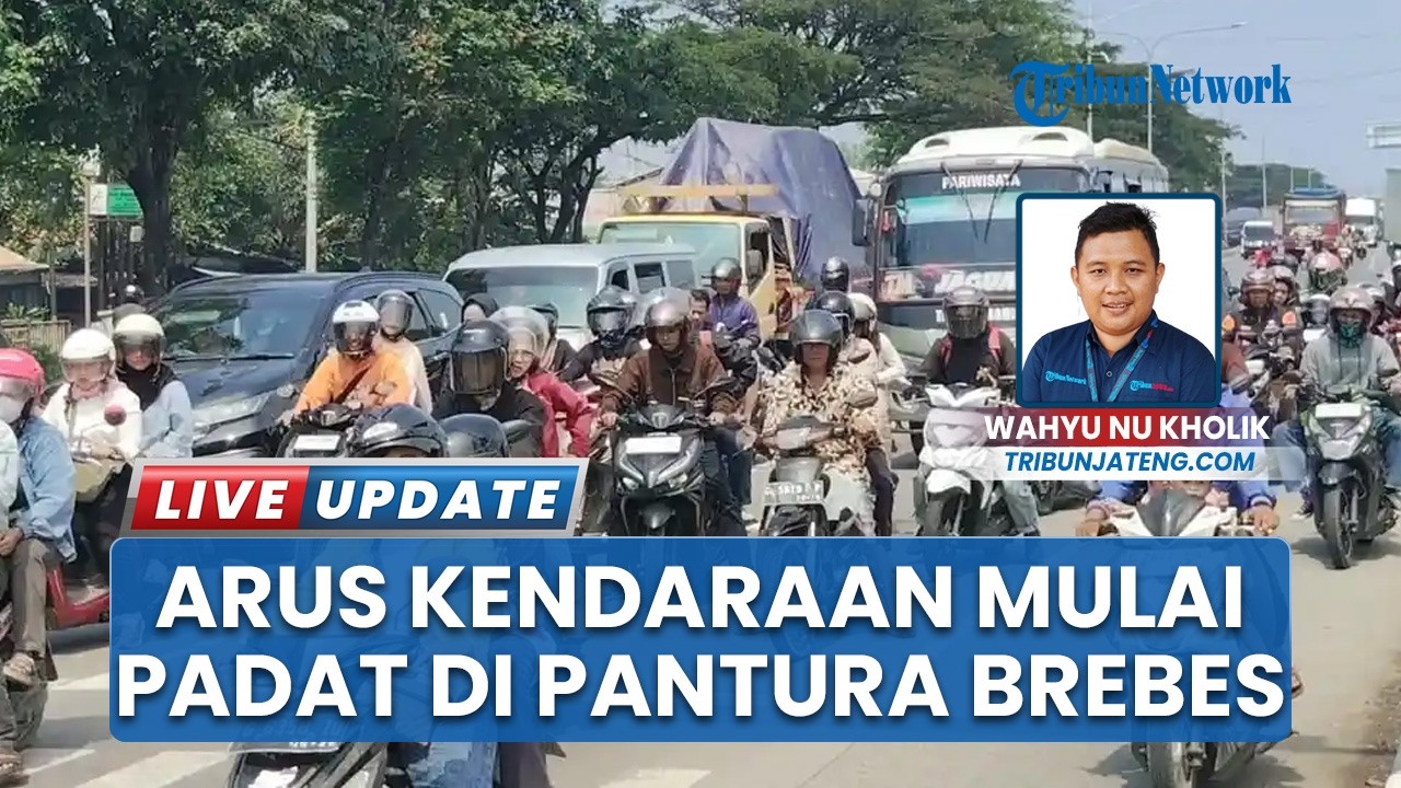 Arus Kendaraan di Pantura Brebes Mulai Padat, Truk Besar Masih Melintas