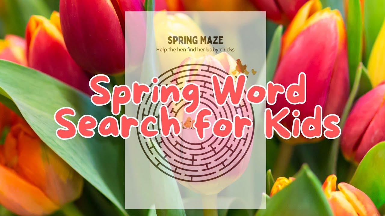 Spring Word Search Fun for Kids | Engaging Printable Activity!