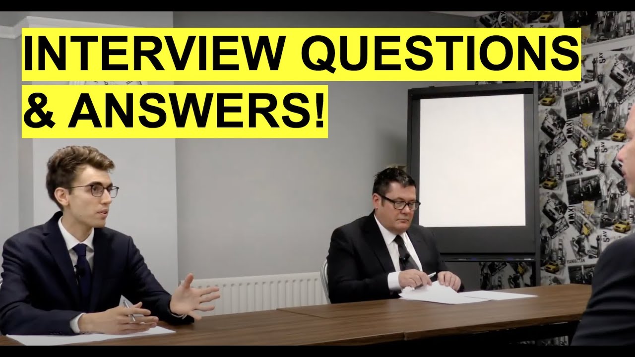 Interview Questions and Answers! (How to PASS a JOB INTERVIEW!)